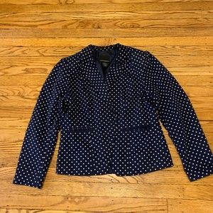 Navy Polka Dot - Cynthia Rowley Blazer